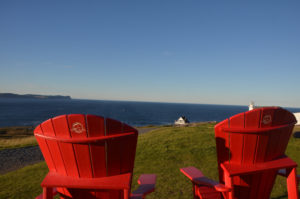 Parks Canada's "Red Chairs" are really sturdy recycled plastic. Placed strategically for great views in lots of parks, worth taking a break.